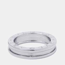 مملوكة مسبقًا Bvlgari B.Zero1 1-Band 18K White Gold Ring EU 51