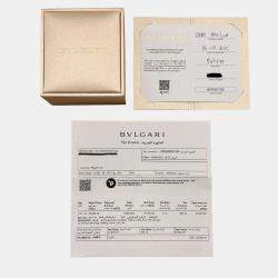 مملوكة مسبقًا Bvlgari B.Zero1 18K Yellow Gold and Diamonds Hoop Earrings