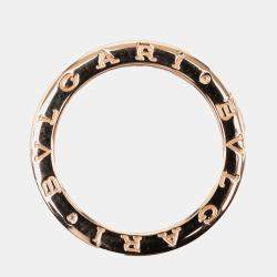 مملوكة مسبقًا Bvlgari 18K Rose Gold B.Zero1 One Band Ring EU 57