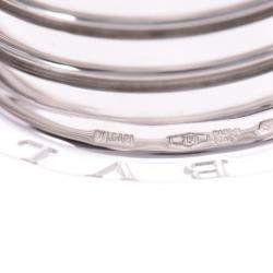 Pre Owned Bvlgari B.Zero1 4-Band 18k White Gold Band Ring Size 55