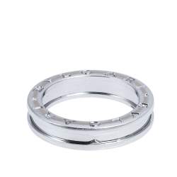 Bvlgari B.zero1 One-Band 18K White Gold Ring 56