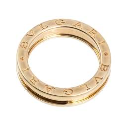 Pre Owned Bvlgari B.zero1 One-Band 18K Yellow Gold Ring 56