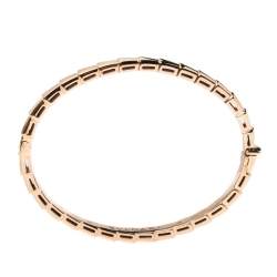 Pre Owned Bvlgari Serpenti Viper 18K Rose Gold Bracelet S