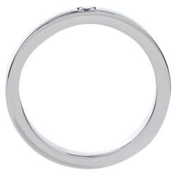 Pre Owned Bvlgari MarryMe Diamond Platinum Wedding Band Ring Size 52