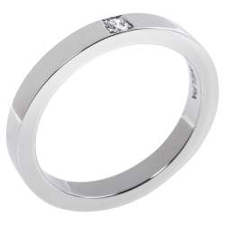 Pre Owned Bvlgari MarryMe Diamond Platinum Wedding Band Ring Size 52