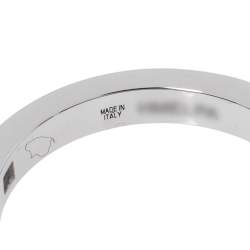 Pre Owned Bvlgari MarryMe Diamond Platinum Wedding Band Ring Size 52