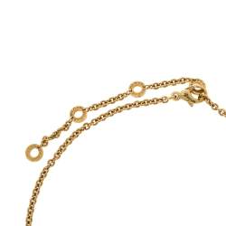 Pre Owned Bvlgari Cicladi 18K Yellow Gold Pendant Necklace