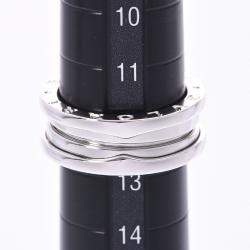 Bvlgari B.Zero1 1-Band 18K White Gold Ring Size EU 53