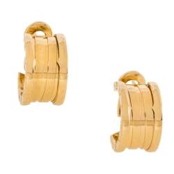 Bvlgari  B.Zero1 18K Yellow Gold Hoop Earrings