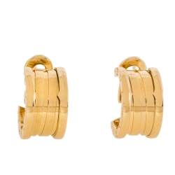 Bvlgari  B.Zero1 18K Yellow Gold Hoop Earrings