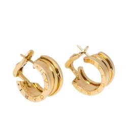 Bvlgari  B.Zero1 18K Yellow Gold Hoop Earrings