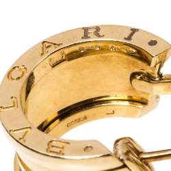 Bvlgari  B.Zero1 18K Yellow Gold Hoop Earrings