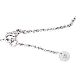 Pre Owned Bvlgari Save The Children B.zero1 Ceramic Silver Pendant Necklace