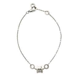 Pre Owned Bvlgari B.Zero1 18K White Gold Bracelet
