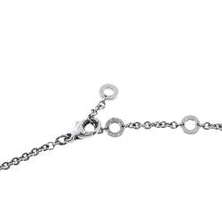 Pre Owned Bvlgari Cicladi 18K White Gold Pendant Necklace