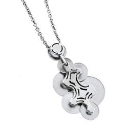 Pre Owned Bvlgari Cicladi 18K White Gold Pendant Necklace