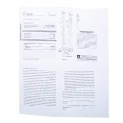 Pre Owned Bvlgari B.Zero1 Diamond 18K White Gold Engagement Ring Size 54