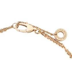 Pre Owned  Bvlgari Divas' Dream Onyx 18K Rose Gold Bracelet ML