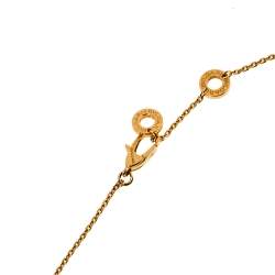 Pre Owned Bvlgari Divas' Dream Diamond Mother of Pearl 18K Yellow Gold Necklace