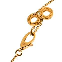 Pre Owned Bvlgari Divas' Dream Diamond Mother of Pearl 18K Yellow Gold Necklace