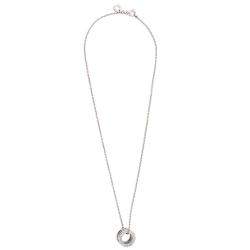 Pre Owned Bvlgari 18K White Gold B.Zero1 Necklace Length: 16 inches