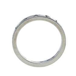 Pre Owned Bvlgari Bvlgari Platinum Band Ring Size 62
