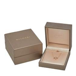 Pre Owned Bvlgari Bvlgari Mother of Pearl 18K Rose Gold Bracelet