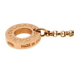 Pre Owned Bvlgari Bvlgari Mother of Pearl 18K Rose Gold Bracelet