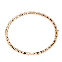 Pre Owned Bvlgari Serpenti Viper 18K Rose Gold Bracelet S
