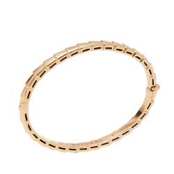Pre Owned Bvlgari Serpenti Viper 18K Rose Gold Bracelet S