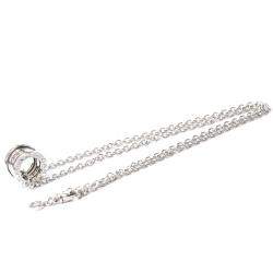 Pre Owned Bvlgari 18K White Gold B.zero1 Pendant Necklace