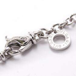 Pre Owned Bvlgari 18K White Gold B.zero1 Pendant Necklace
