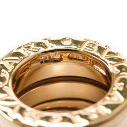 Pre Owned Bvlgari 18K Yellow Gold B.zero1 Pendant Necklace