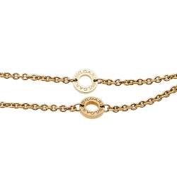 Pre Owned Bvlgari B.Zero1 18K Yellow Gold Station Necklace