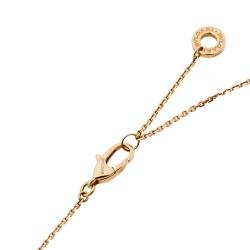 Pre Owned Bvlgari Divas' Dream Diamond Mother of Pearl 18K Rose Gold Pendant Necklace