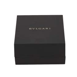 Pre Owned Bvlgari B.Zero1 Black Ceramic 18K Rose Gold 4-Band Ring Size 55
