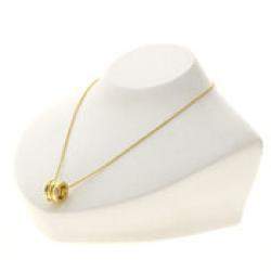 Bvlgari 18K Yellow Gold B.zero1 Necklace 