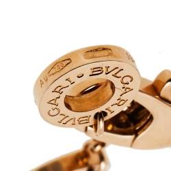 Pre Owned Bvlgari Cuore Diamond 18K Rose Gold Pendant Necklace