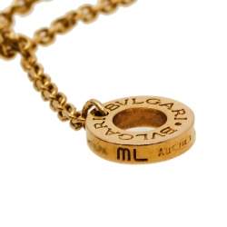 Pre Owned Bvlgari Divas' Dream Mother of Pearl 18K Yellow Gold Bracelet ML