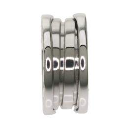 Pre Owned Bvlgari B.Zero1 3-Band 18K White Gold Ring Size EU 48