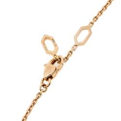 Pre Owned Bvlgari Serpenti Seduttori Amethyst 18K Rose Gold Pendant Necklace