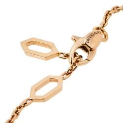 Pre Owned Bvlgari Serpenti Seduttori Amethyst 18K Rose Gold Pendant Necklace