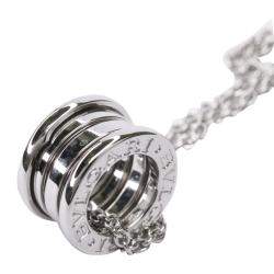 Pre Owned Bvlgari B.Zero1 18K White Gold Necklace