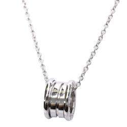 Pre Owned Bvlgari B.Zero1 18K White Gold Necklace