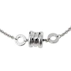 Pre Owned Bvlgari B.Zero1 18K White Gold Soft Bracelet