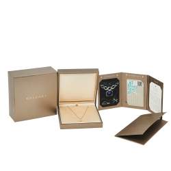 Pre Owned Bvlgari Divas' Dream Diamond Mother of Pearl 18K Rose Gold Pendant Necklace