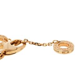 Pre Owned Bvlgari Divas' Dream Diamond Mother of Pearl 18K Rose Gold Pendant Necklace