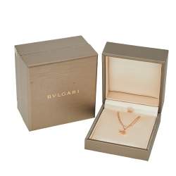 Pre Owned Bvlgari Divas' Dream Mother of Pearl 18K Rose Gold Bracelet M/L