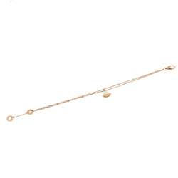 Pre Owned Bvlgari Divas' Dream Mother of Pearl 18K Rose Gold Bracelet M/L