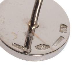 Pre Owned Bvlgari Bvlgari Onyx 18K White Gold Stud Earrings